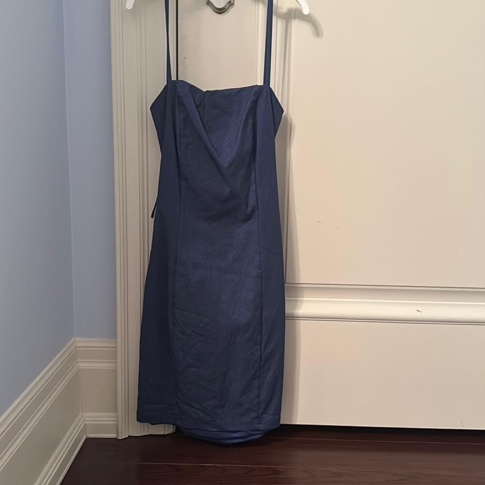Cute little jean dress.